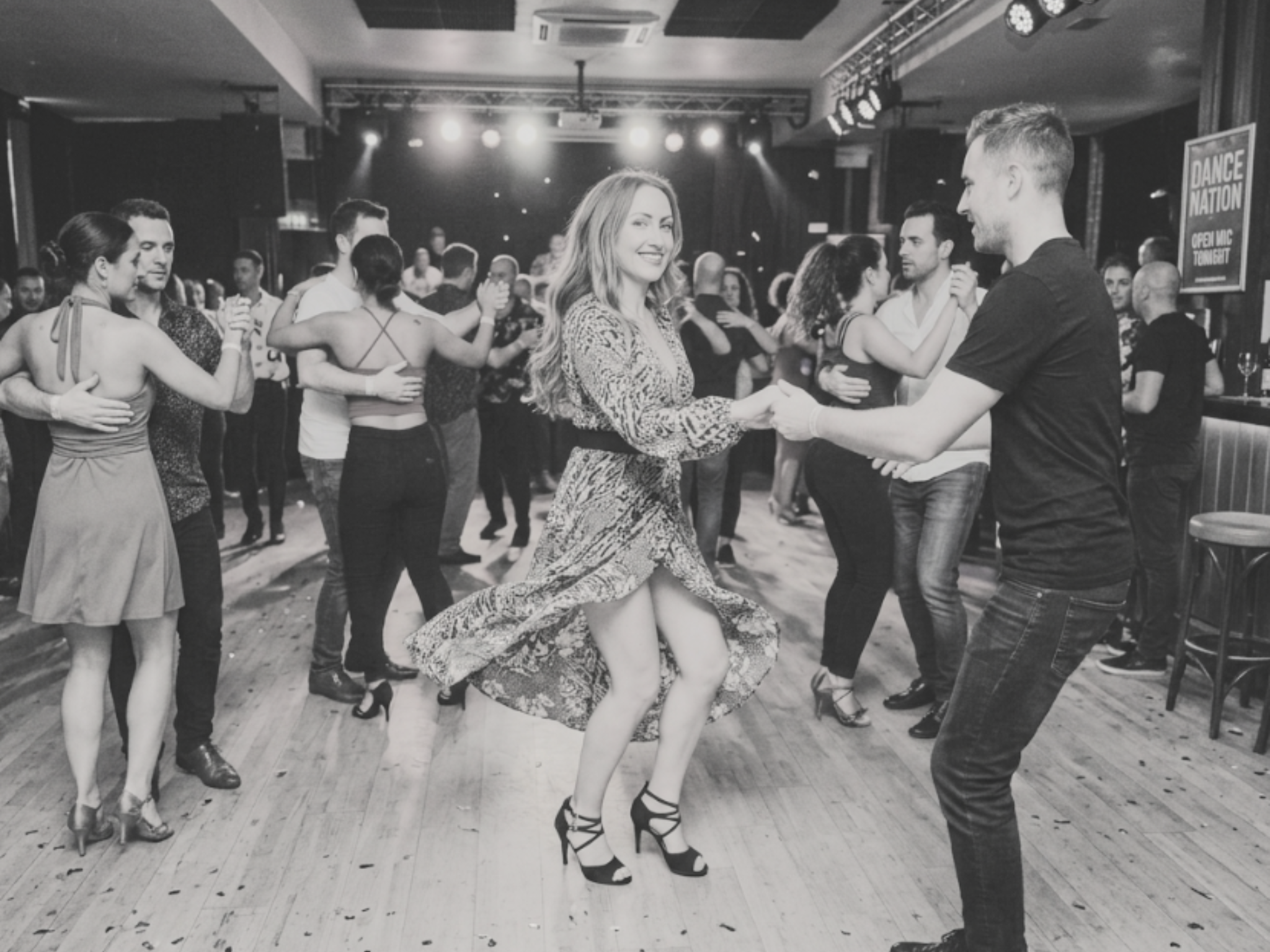 Alexis dancing salsa
